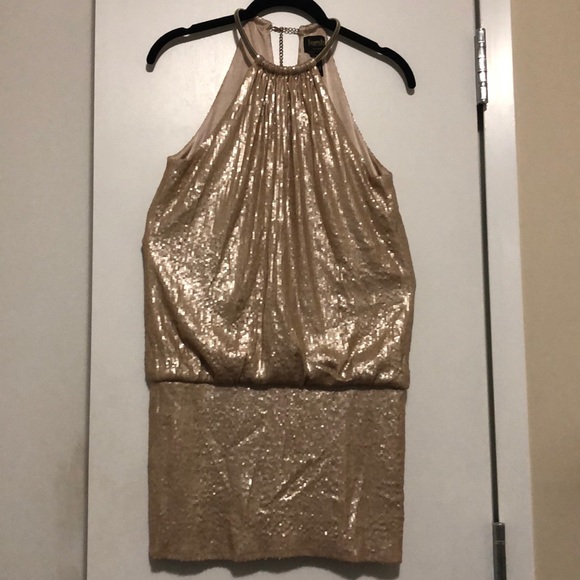 Sequined Minidress - Picture 1 of 6